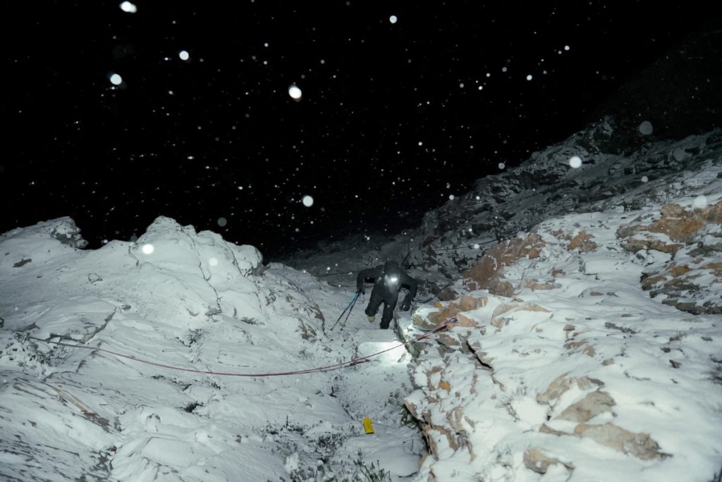 Condizioni di gara a lungo estreme. Ph Nicola Biagetti