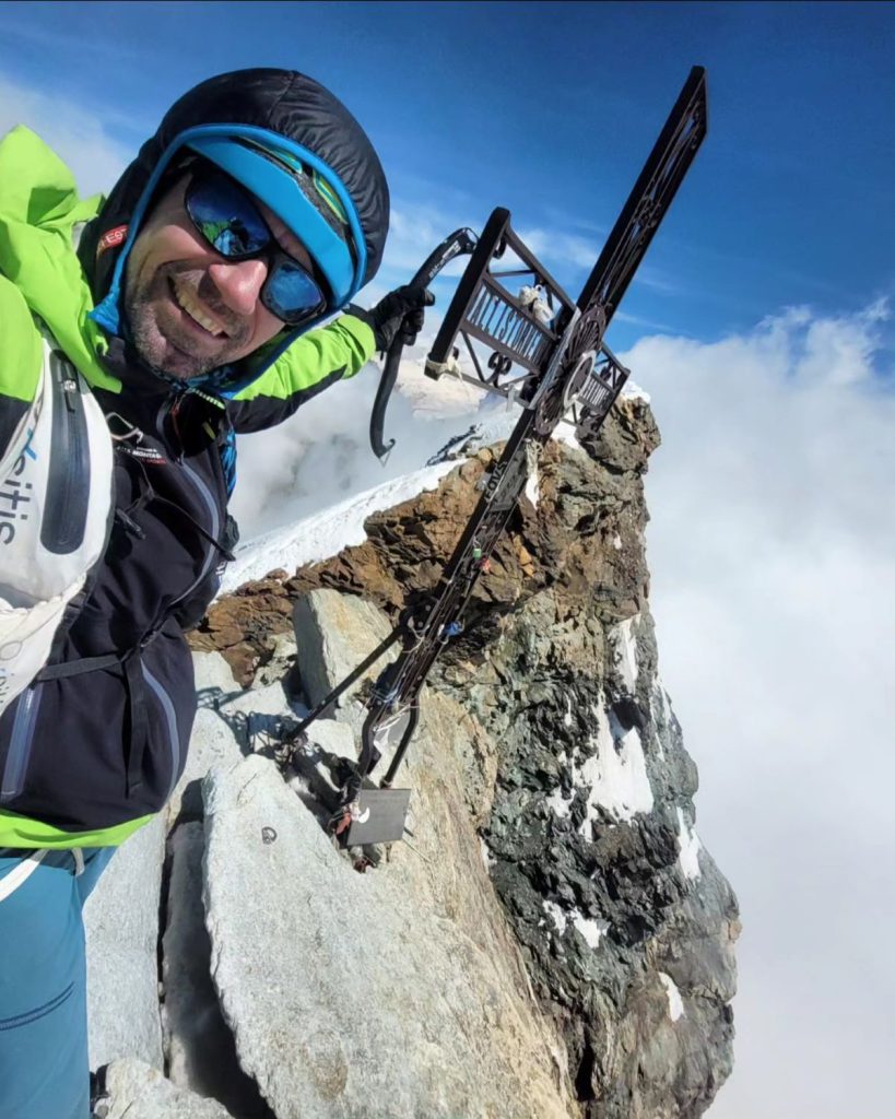 Filip Babicz in vetta al Cervino ai primi di agosto