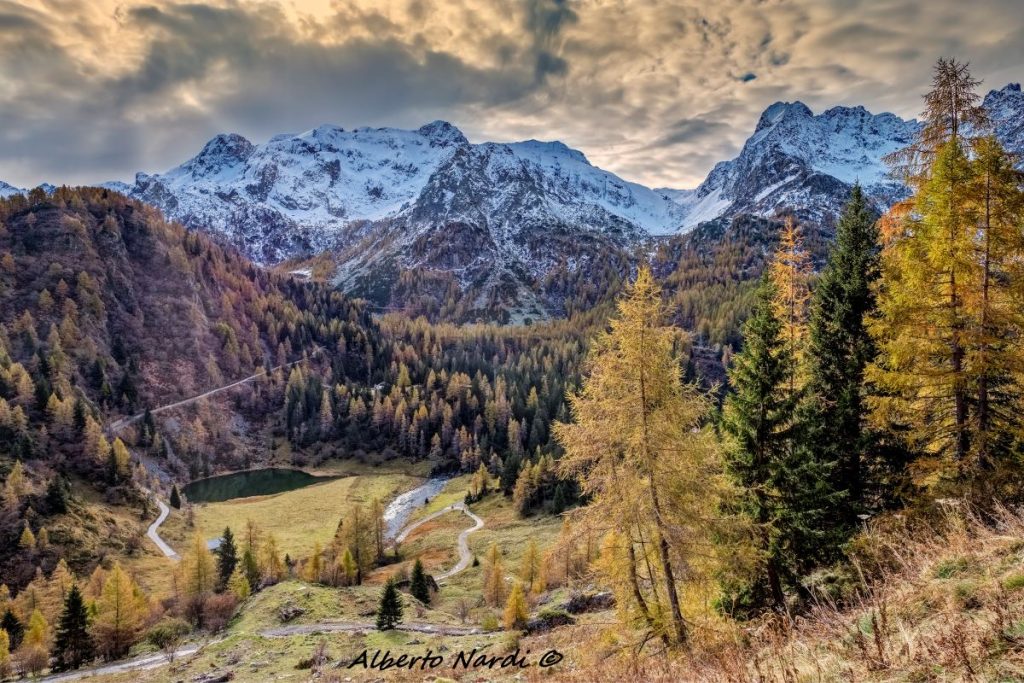 Foliage lungo il sentiero 224 per il Lago del Diavolo. Foto Alberto Nardi