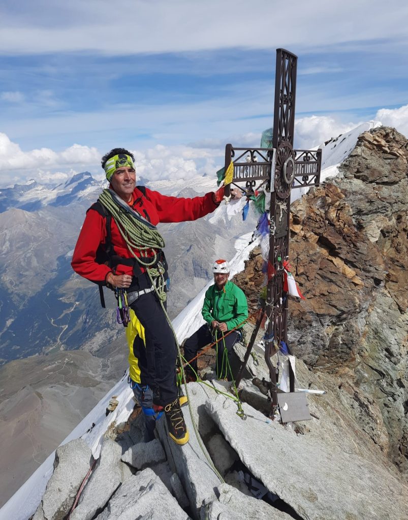 Galimberti sulla vetta del Cervino all
