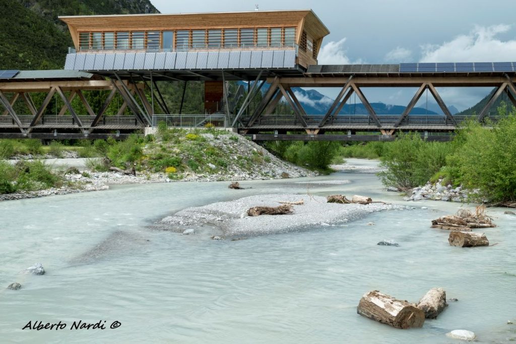 Il Centro visite del Parco Naturale Tiroler Lech. Foto Alberto Nardi