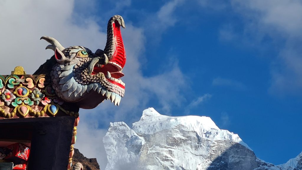 Il Kangtega dal monastero di Tengboche, foto SA
