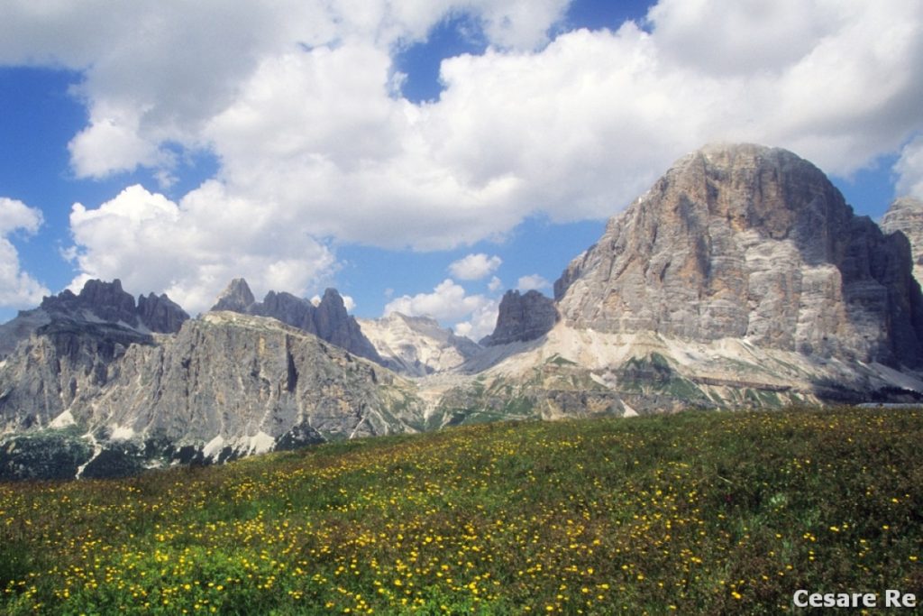 Il Lagazuoi e le Tofane. Foto Cesare Re