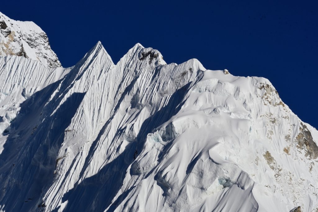Il Nuptse da Gorak Shep, foto SA