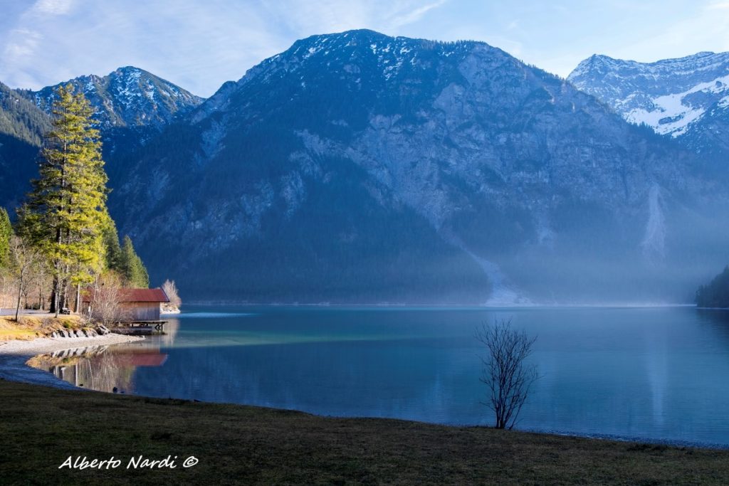 Il Plansee, il secondo lago del Tirolo per estesione. Foto Alberto Nardi