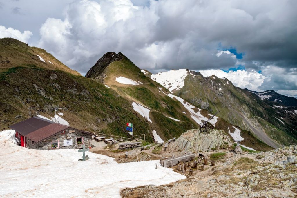 Il Rifugio Tagliaferri. Foto Alberto Nardi