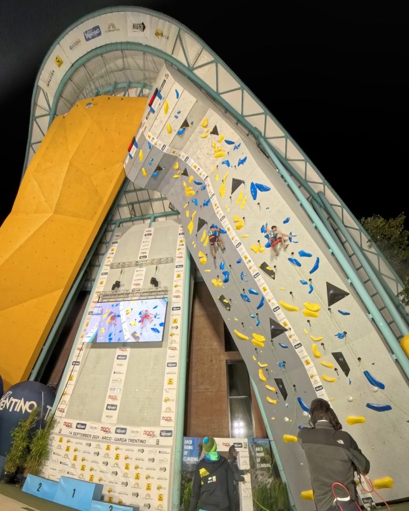 Il rinnovato Climbing stadium di Arco