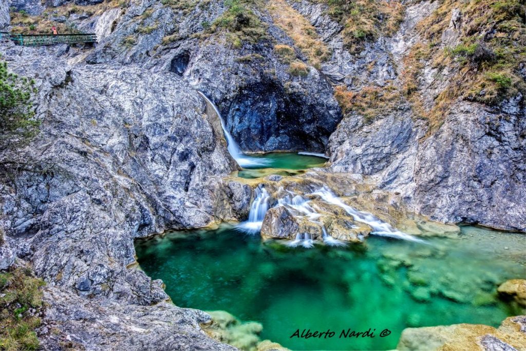 Il torrente Archbach vicino al Plansee. Foto Alberto Nardi