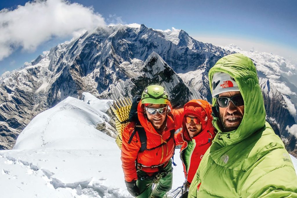 In vetta al Nilgiri South © Archivio Hansjörg Auer