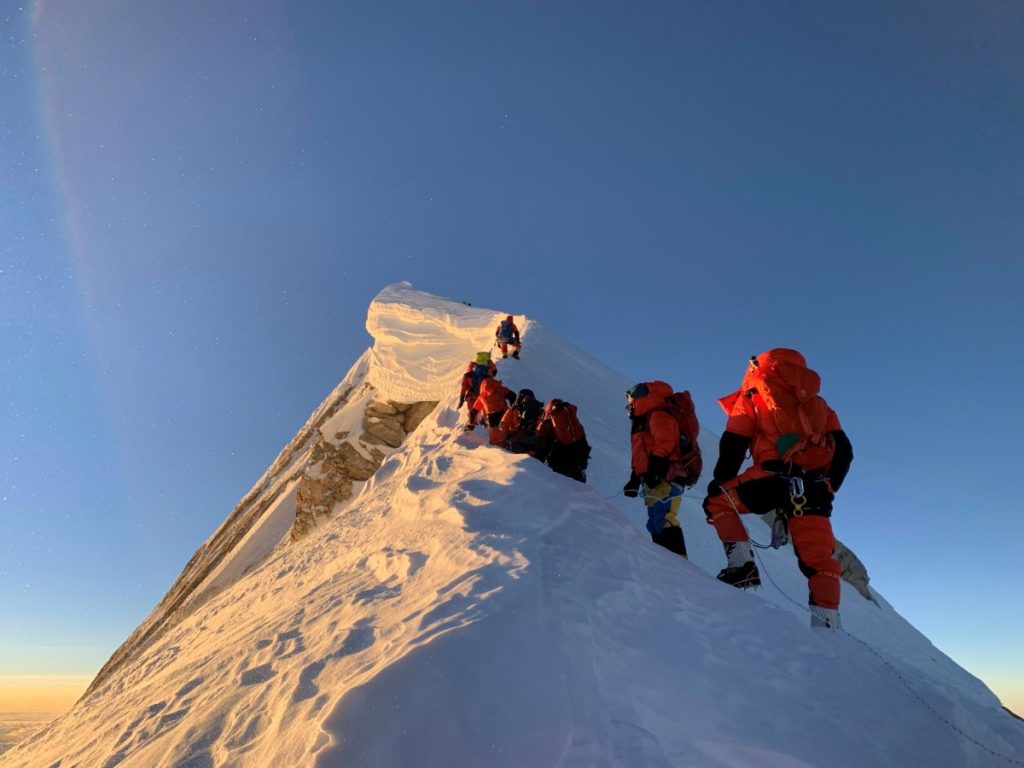 La vetta del Manaslu @Ansa