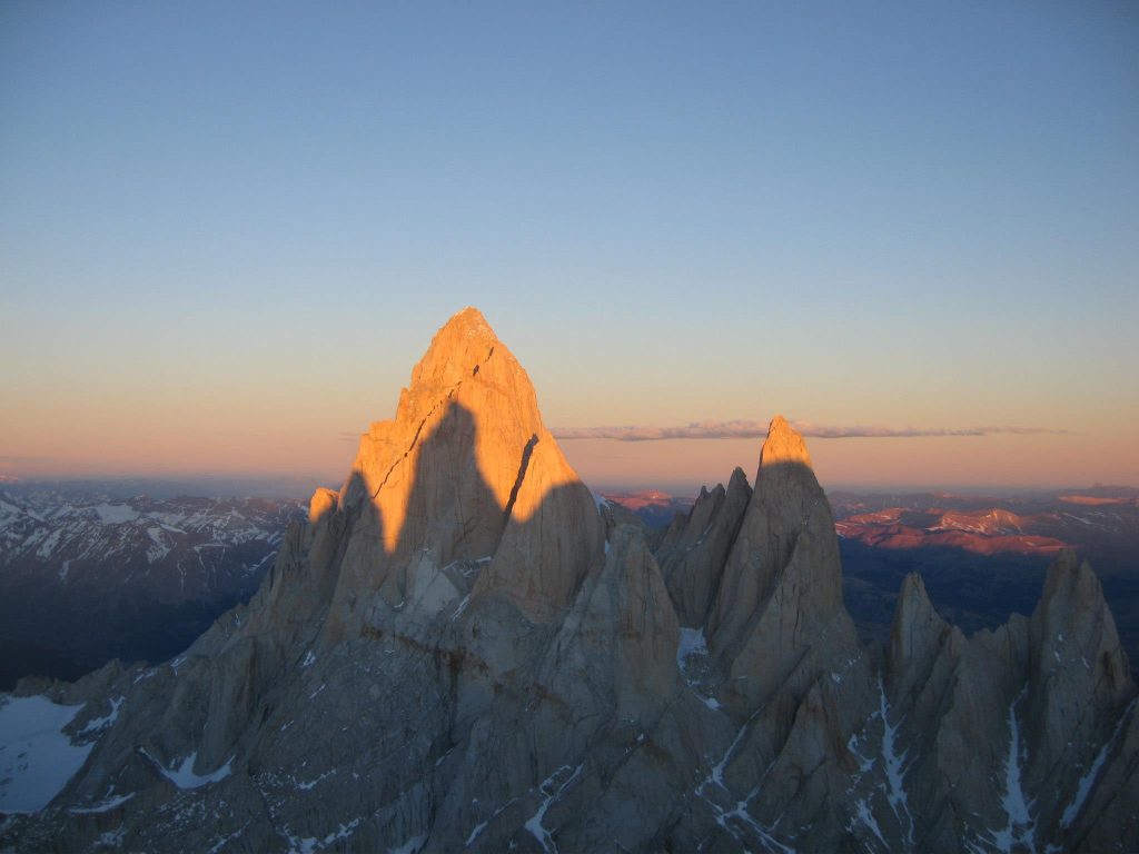 Le due montagne simbolo della Patagonia si incontrano, l