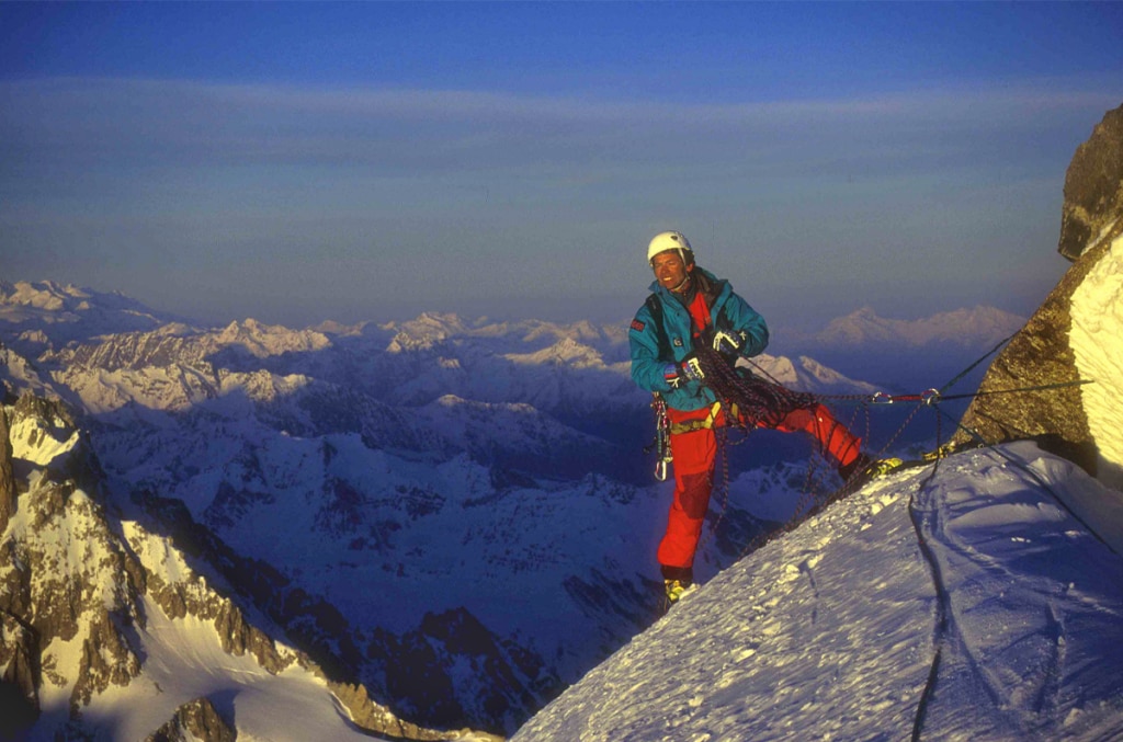 Patrick Gabarrou all'uscita del Supercouloir, collezione Gabarrou