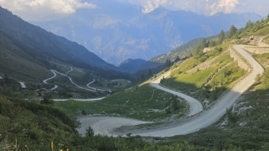 La strada che porta al Colle delle Finestre, Foto Matteo Colizzi