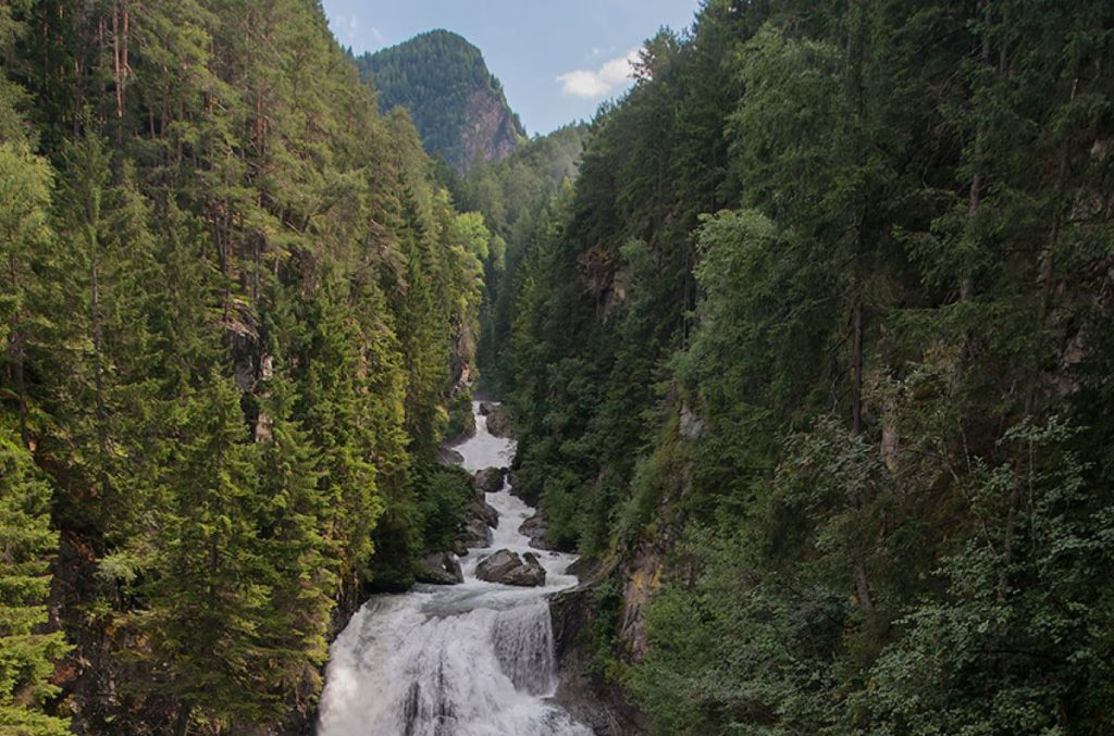 La terza cascata. Foto Roberto Carnevali