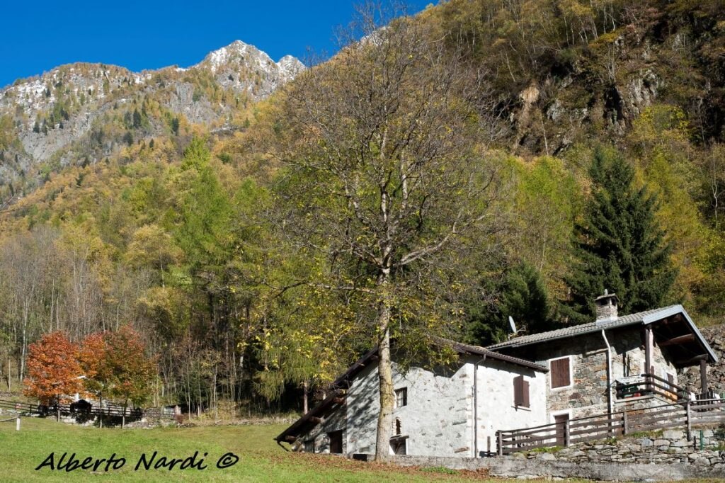 Baite in località Premelè (m. 1046). Foto Alberto Nardi