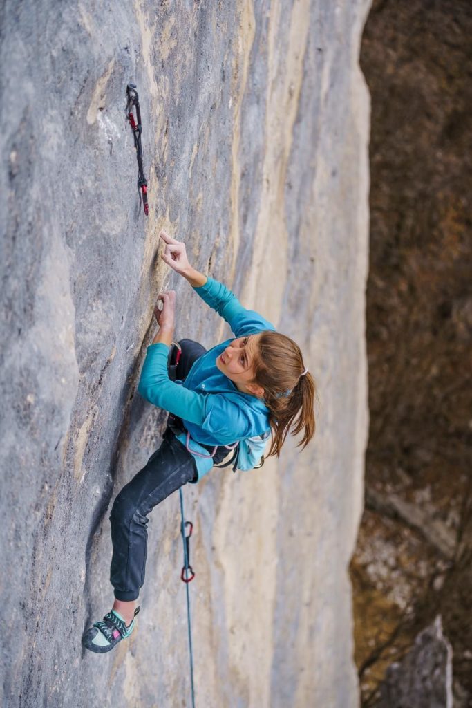 Iris Bielli, da pochi giorni entrata a far parte dei Ragni di Lecco