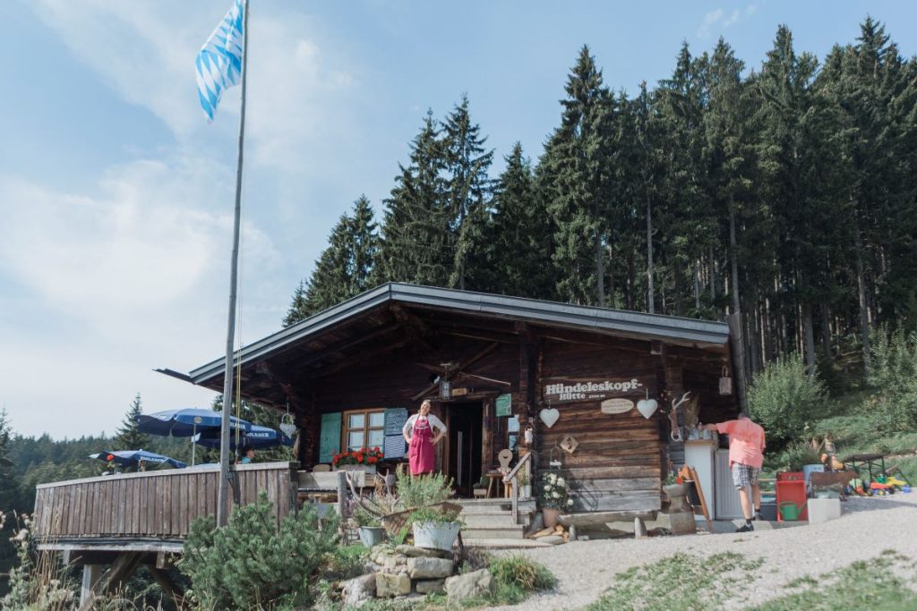 La Hündeleskopfhütte. Si trova a 1180 metri di quota, nei pressi di Pfronten © Vipasana Roy