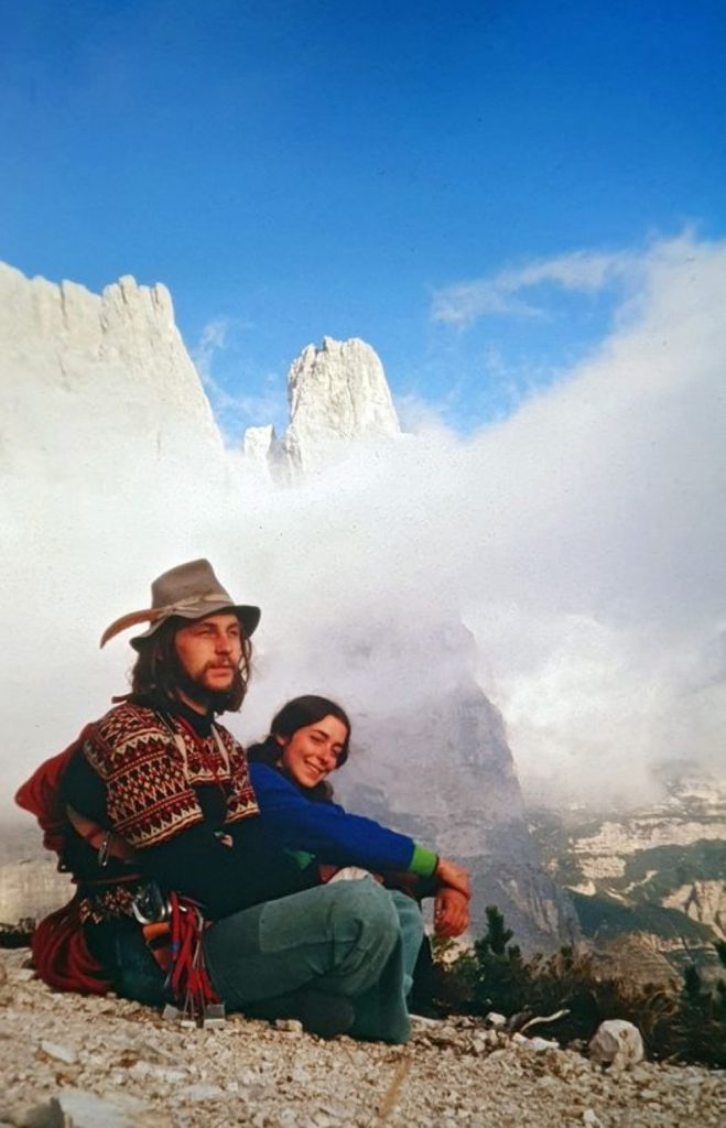 Mariacher con Luisa Iovane negli anni 80 @FB Heinz Mariacher