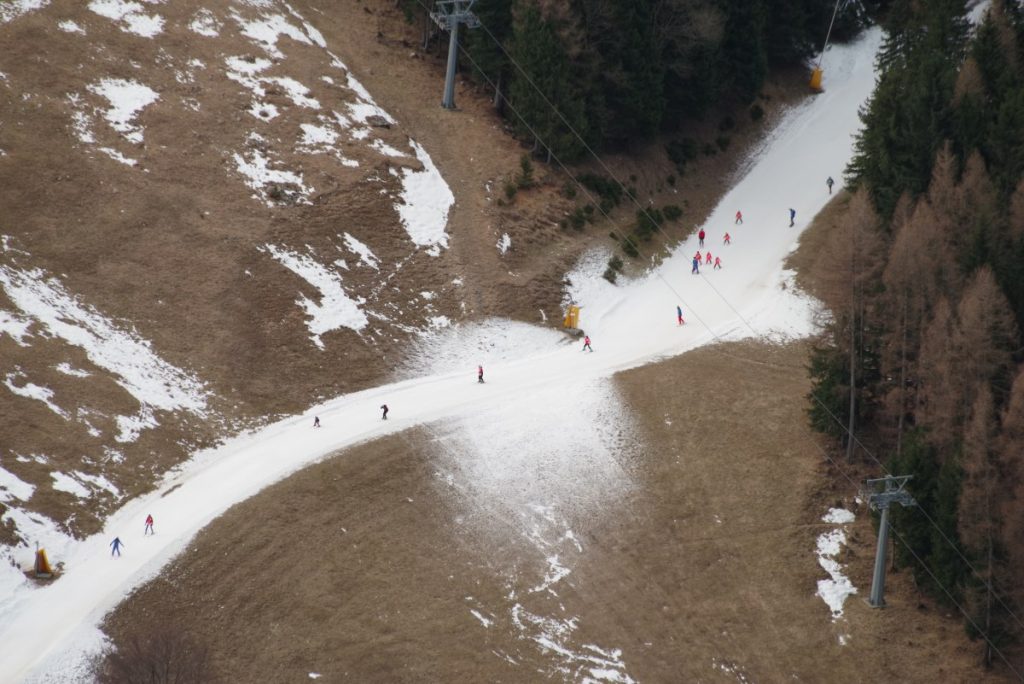 Neve virtuale. Foto Maurizio Teruzzi