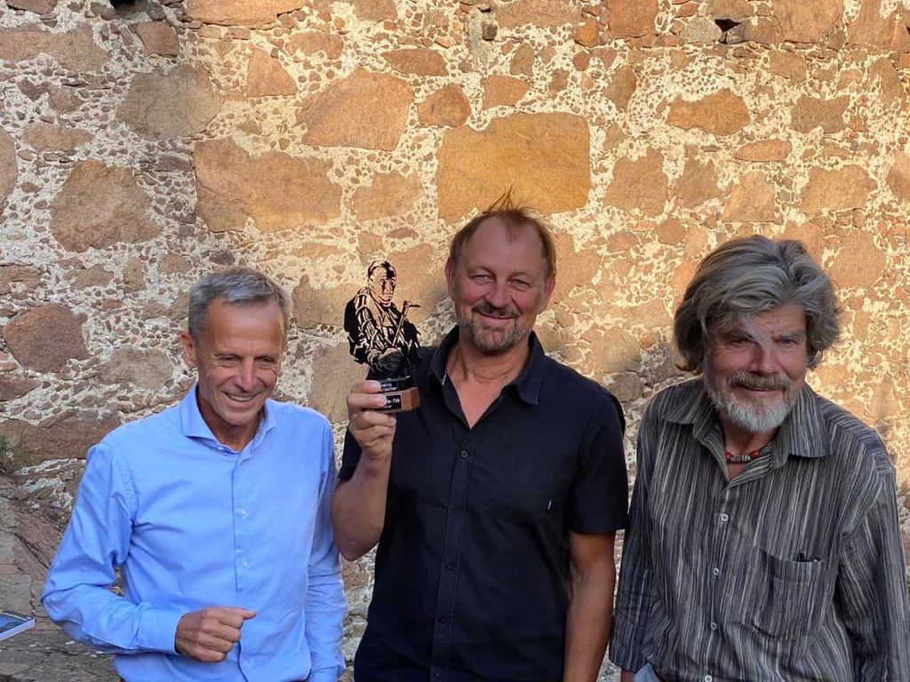 Premio Preuss 2020, Mariacher premiato da Reinhold Messner