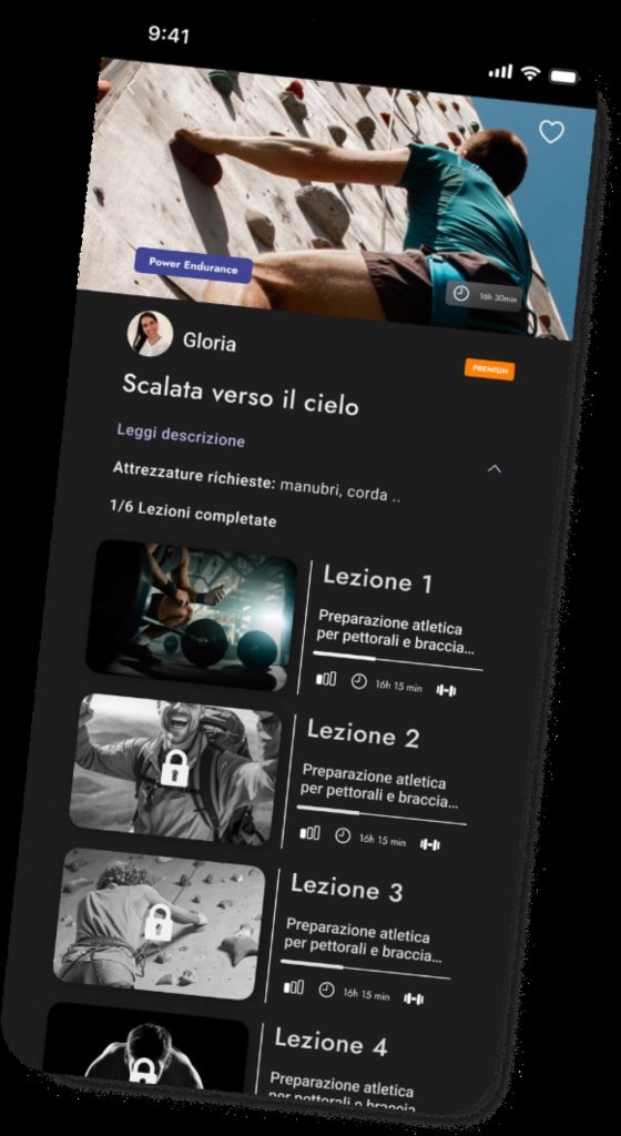 Una pagina di 4climbers