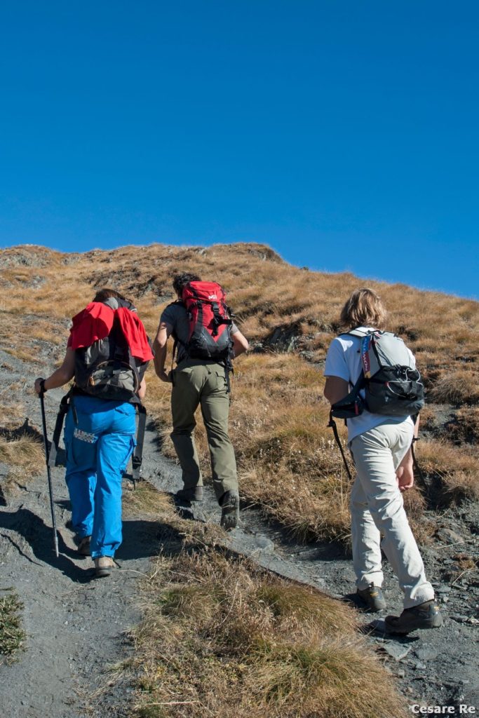 Verso il Mont de la Saxe. Foto Cesare Re