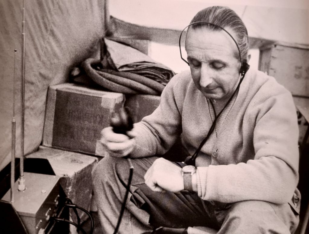 1954, Ardito Desio al campo base