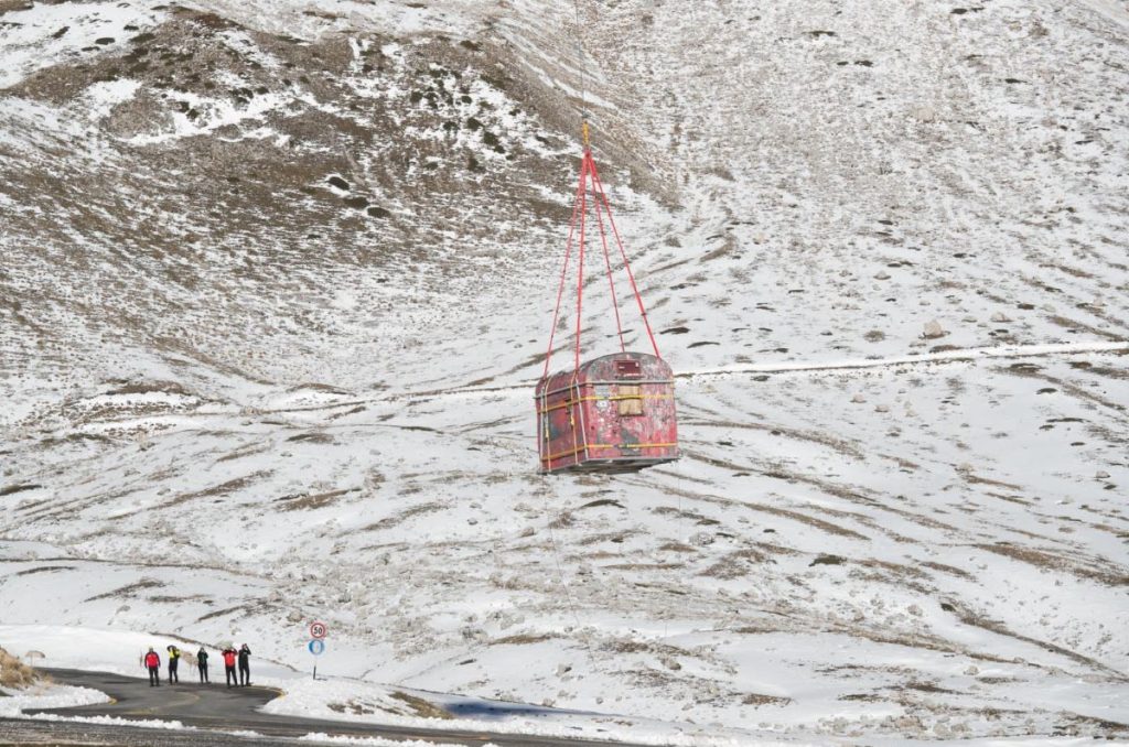 16 novembre, il Bafile arriva alle Fontari, foto CAI L'Aquila