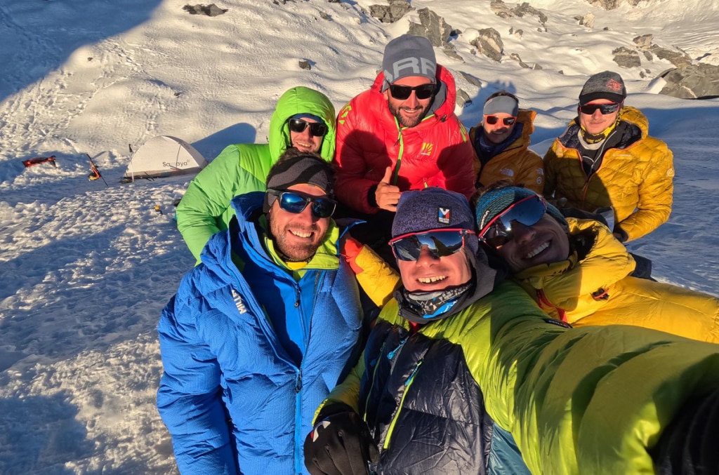 I sette alpinisti valdostani protagonisti della spedizione