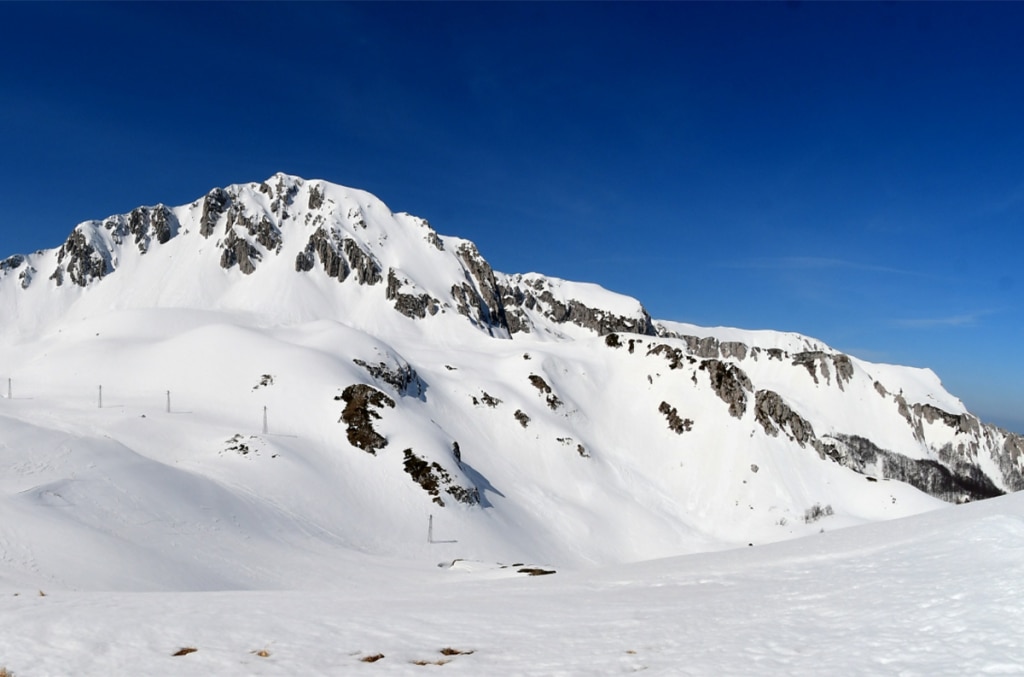 Il versante nord-est del Terminillo, foto Stefano Ardito
