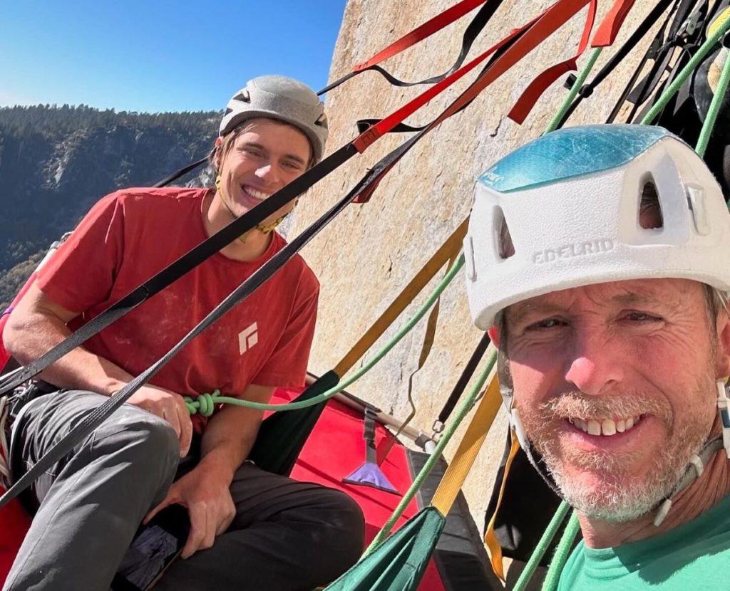 Tommy Caldwell e Connor Herson su The Heart. Foto Tommy Caldwell