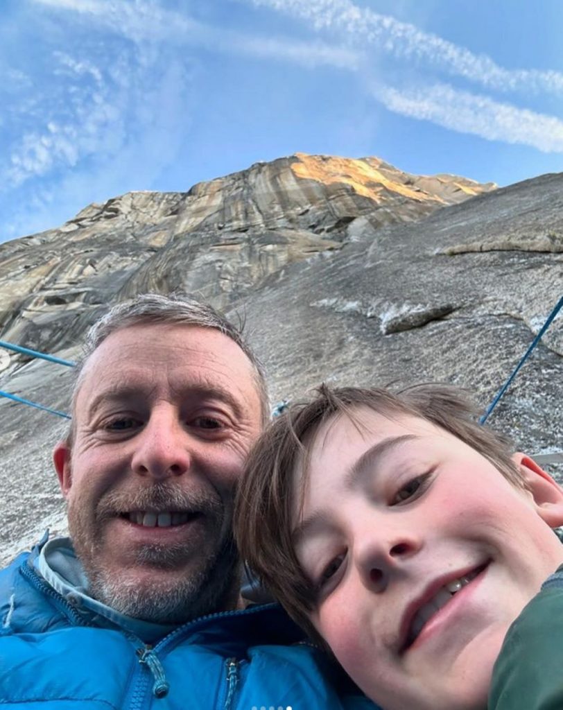 Caldwell e Herson in sosta. Foto IG tommycaldwell