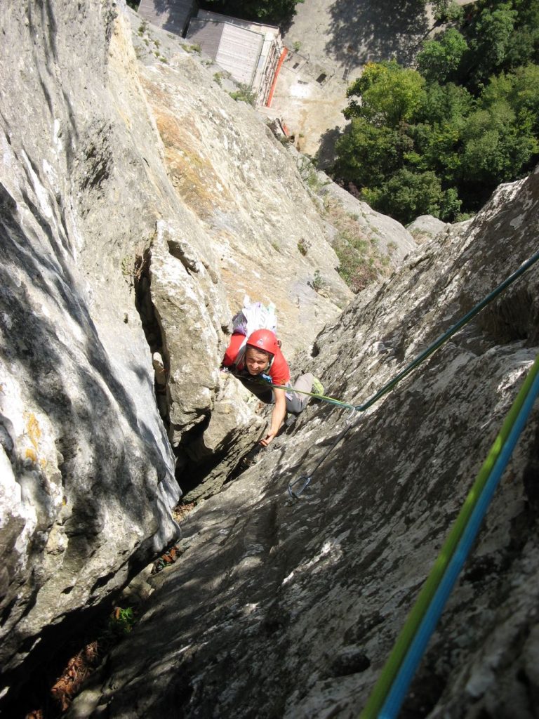 Callisto Gatti sulla via Pincelli Corradini - Foto Sassbaloss