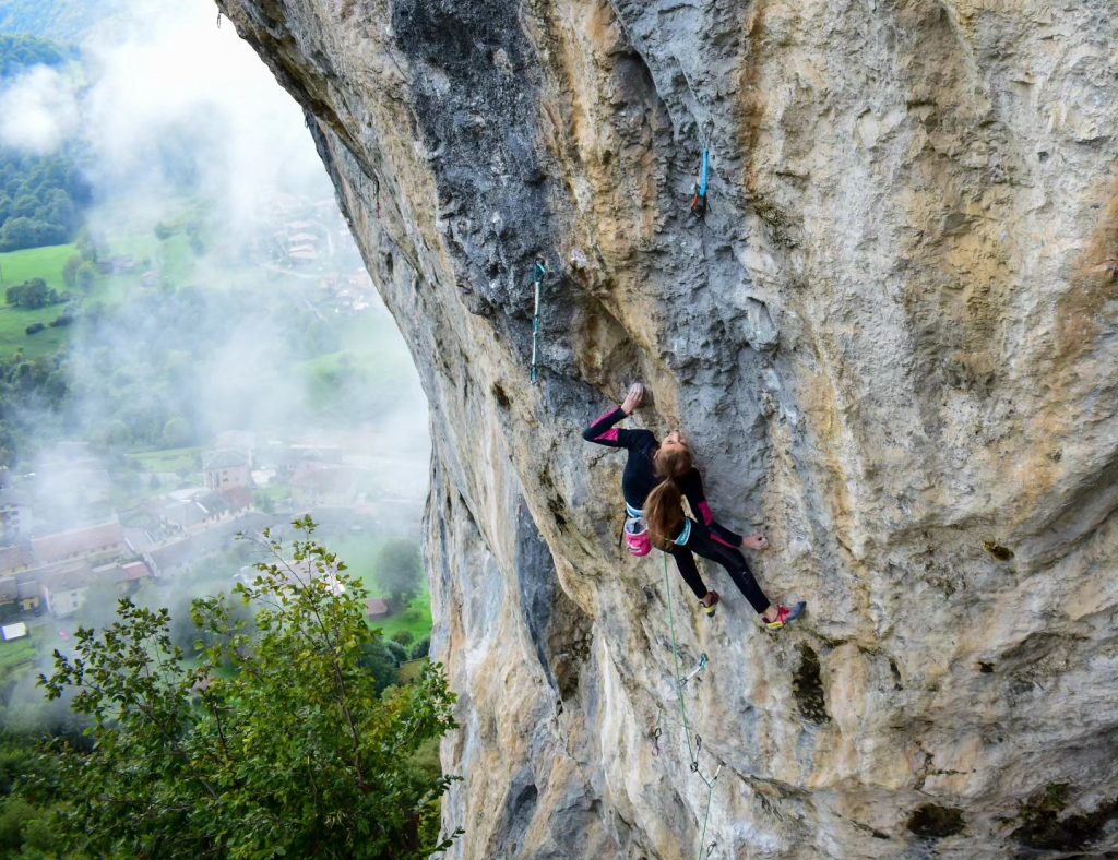 Durante la salita di Goldrake, a Cornalba. Foto FB Laura Rogora