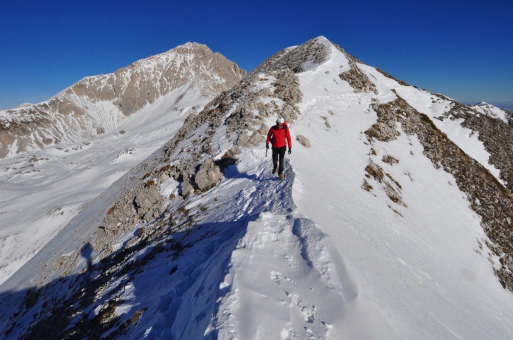 Gran Sasso, Cresta della Portella. Foto Stefano Ardito