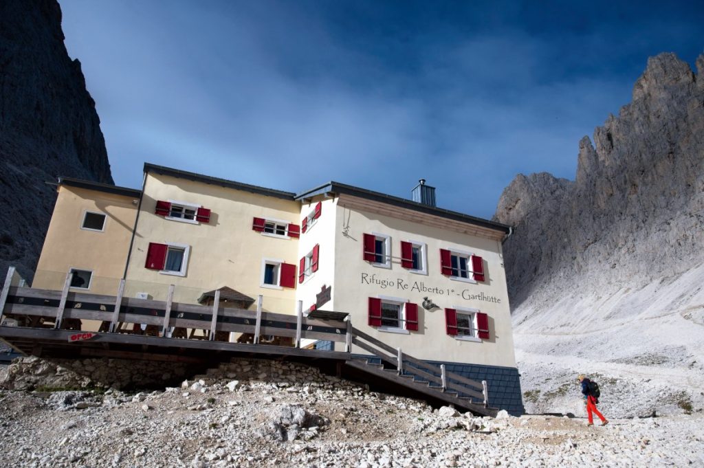 Il Rifugio Re Alberto. Foto Umberto Isman