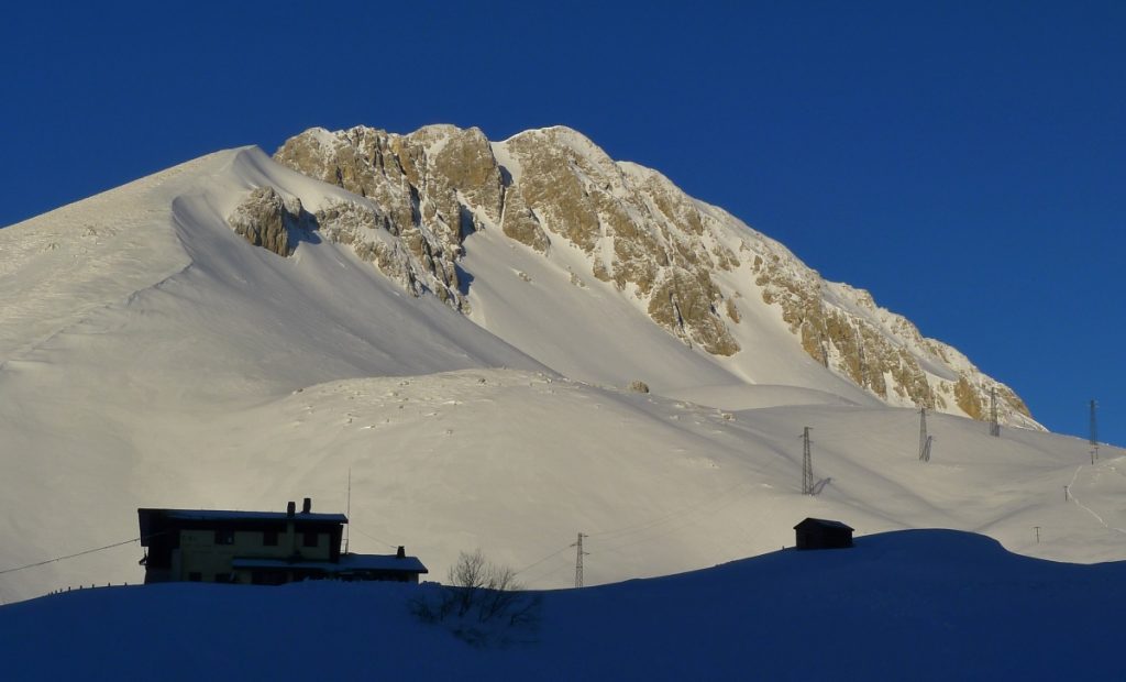 Il Terminillo dal rifugio Sebastiani, foto Stefano Ardito