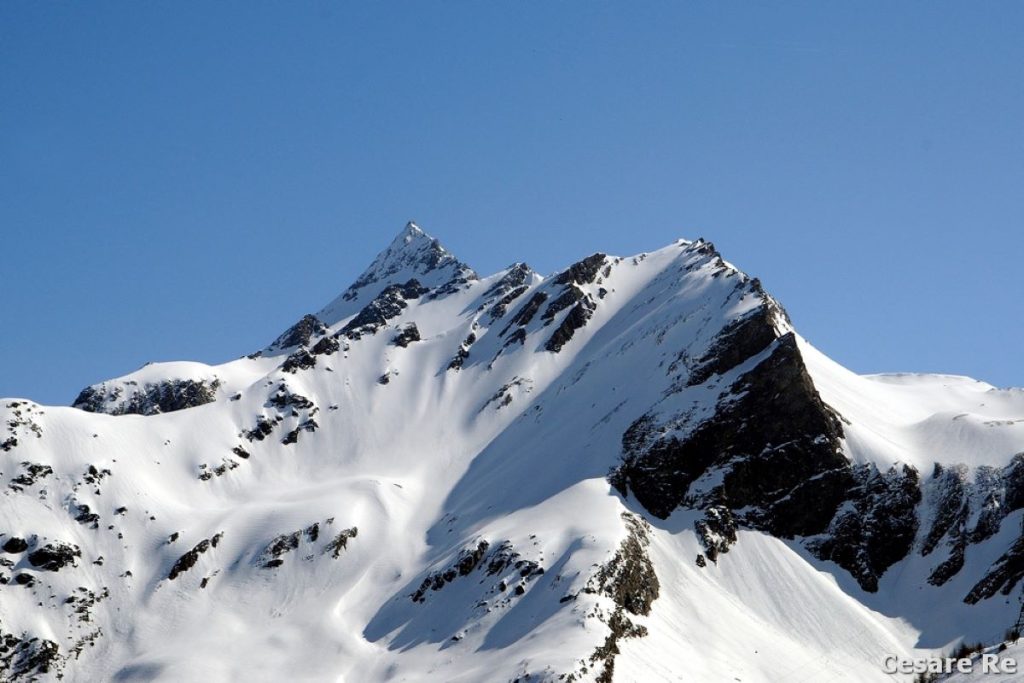 La Punta di Terrarossa, ben visibile durante l