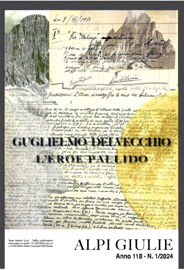 La copertina della monografia di Alpi Giulie su Delvecchio