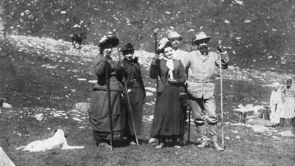 La regina Margherita e Luigi Beck Peccoz nel 1892