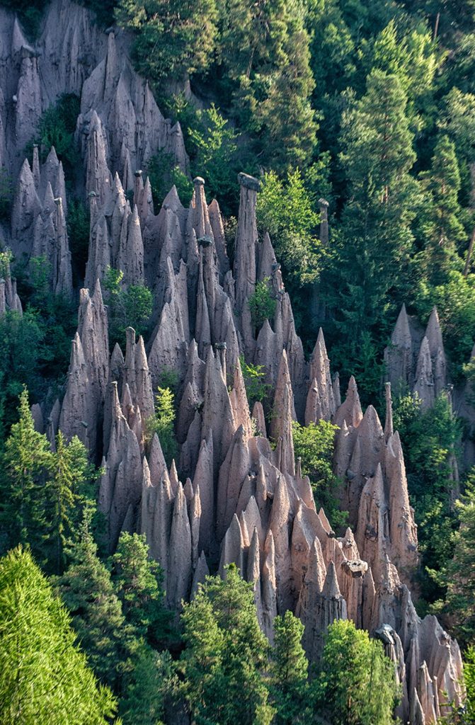 Le Piramid di terra del Renon. Foto Roberto Carnevali