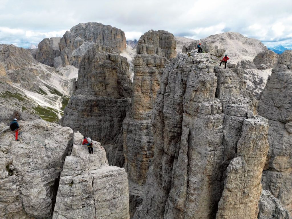 Le cime della Torre Delago e della Torre Stabeler