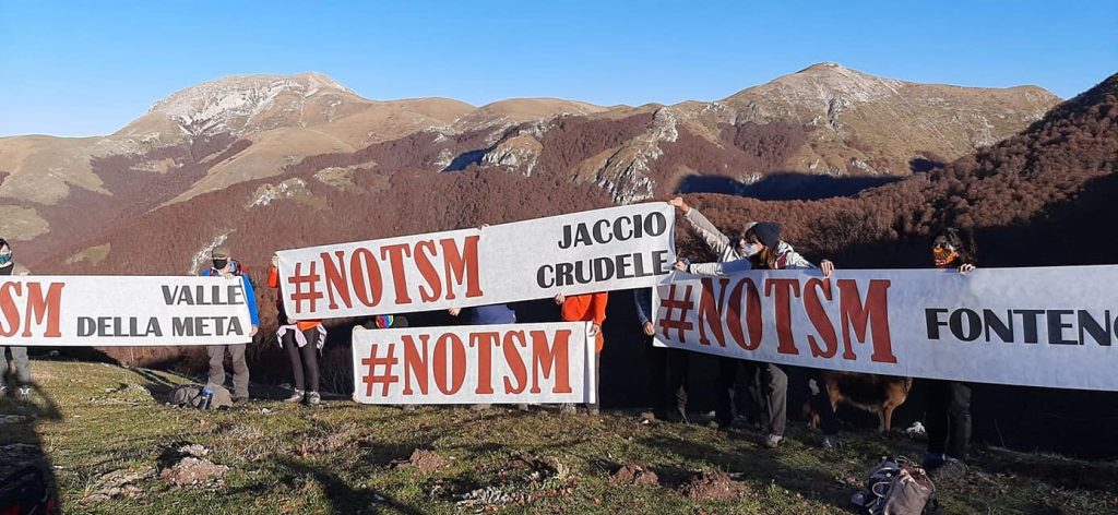 Manifestazione ambientalista al Terminillo