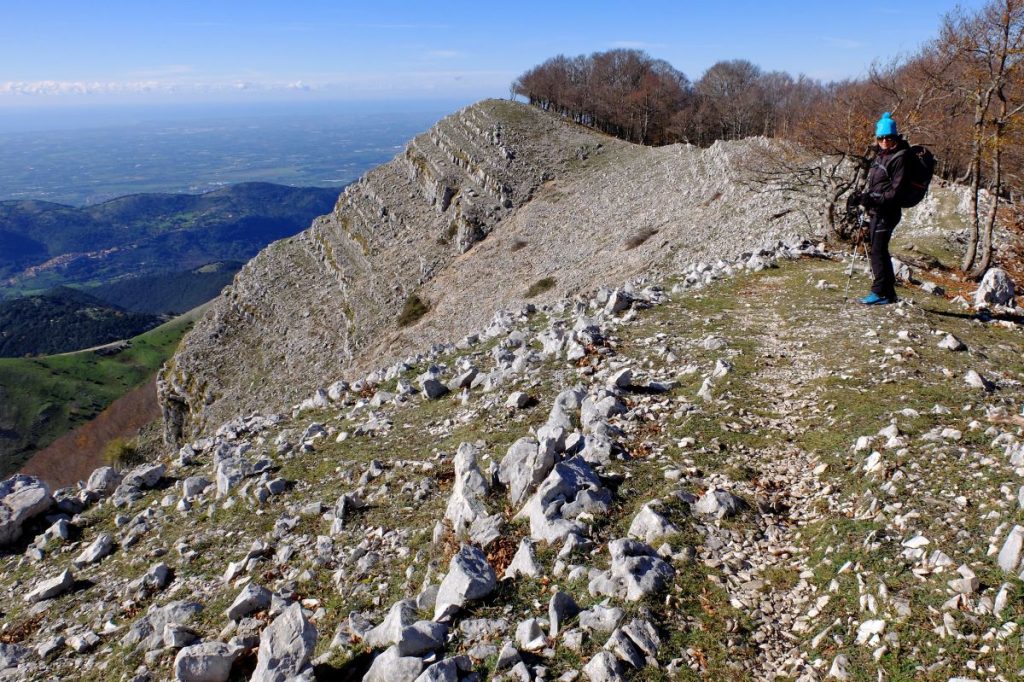 Monte Semprevisa, la cresta sommitale, foto Stefano Ardito