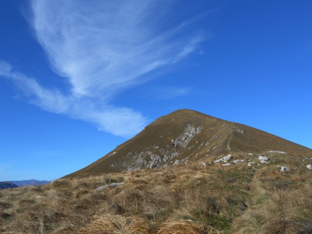 Ormai in vista della vetta del Galero. Foto Lorenzo Volpe