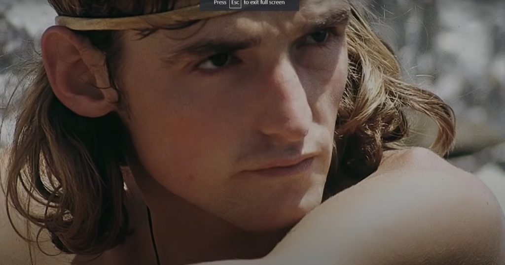 Un primissimo piano di Patrick Edlinger @ Wikipedia