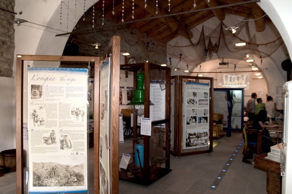 Una sala del museo dove si trova l