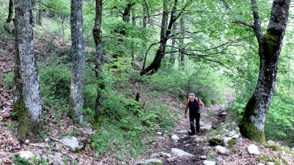 Verso il Monte Pellecchia, foto Stefano Ardito