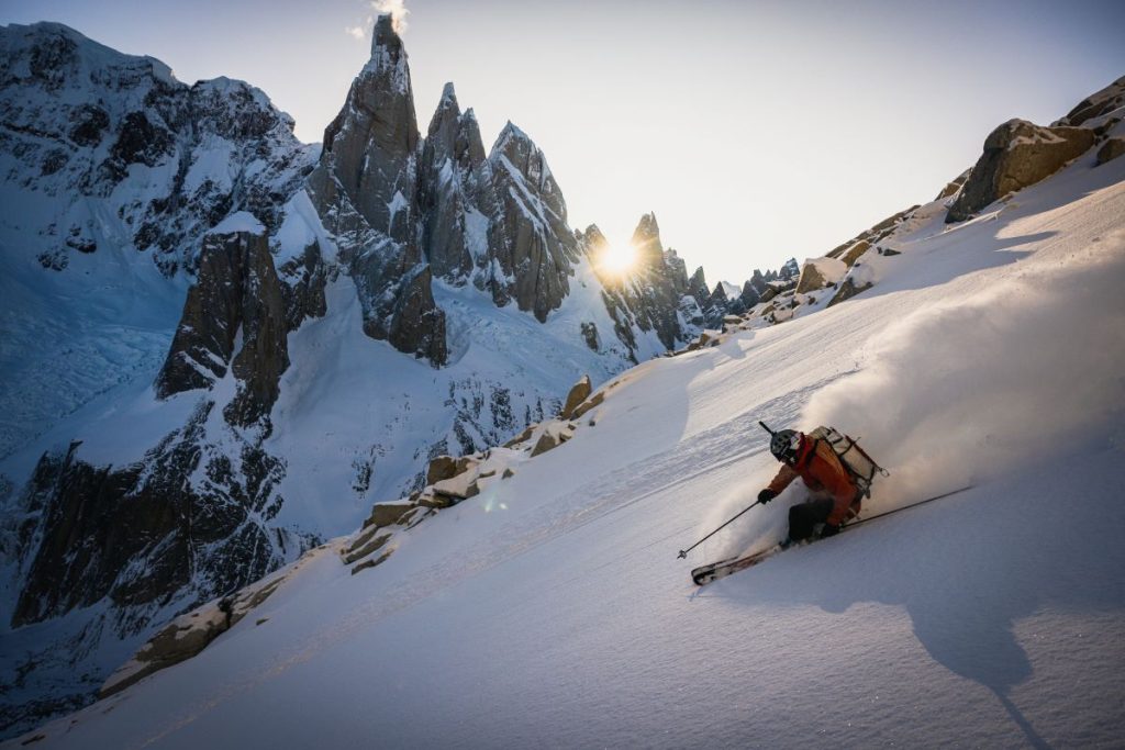 Vivian Bruchez in una scena del film Painting the mountains