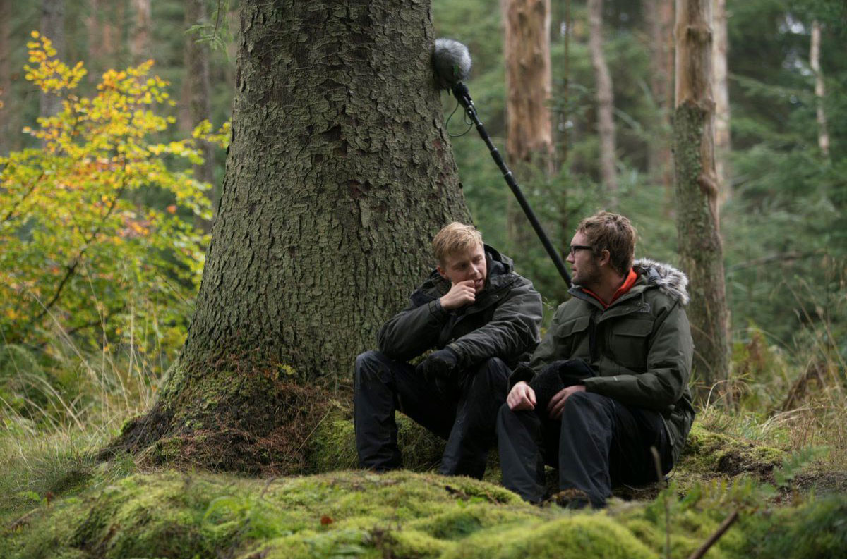 Il regista di Calibre Matt Palmer (a sinistra) e Jack Lowden